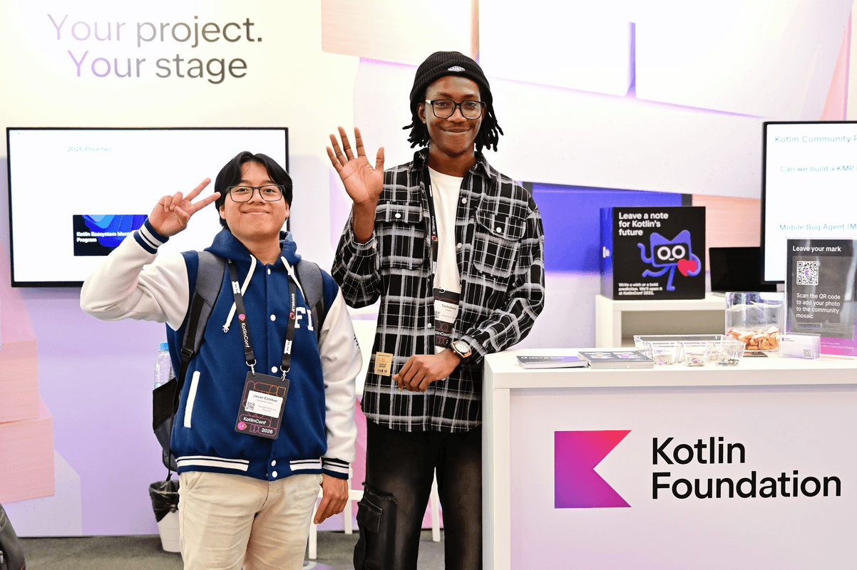 KotlinConf Foundation booth